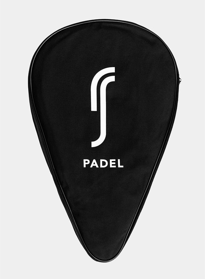 Classic Padel Racket Cover Black white