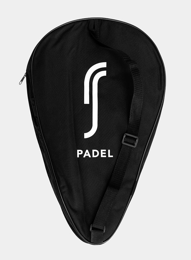 Classic Padel Racket Cover Black white