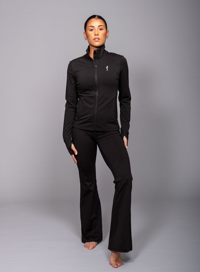 Women's Soft Zip Jacket Black