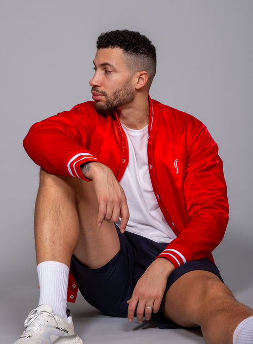 RS Icon Bomber Jacket Red