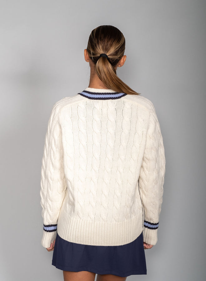 Women's Knitted Sweater White