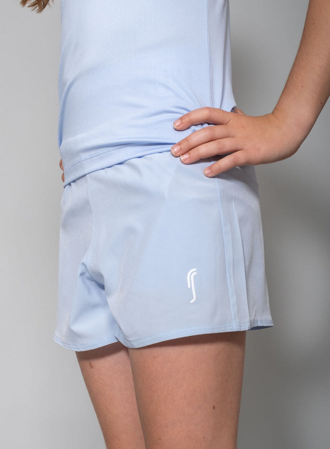 Girl's Tennis Shorts 2 in 1 Soft blue