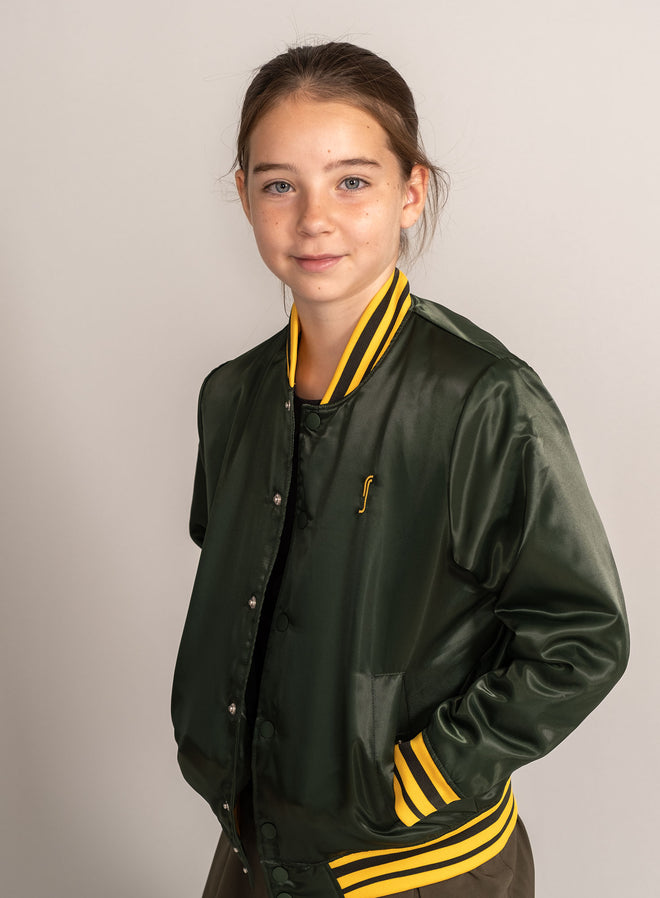 RS Junior Icon Bomber Jacket | LIMITED EDITION Deep Green
