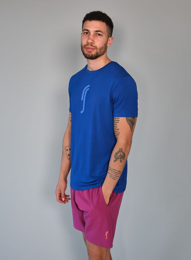 Men's Paris Modal T-shirt Blue soft blue