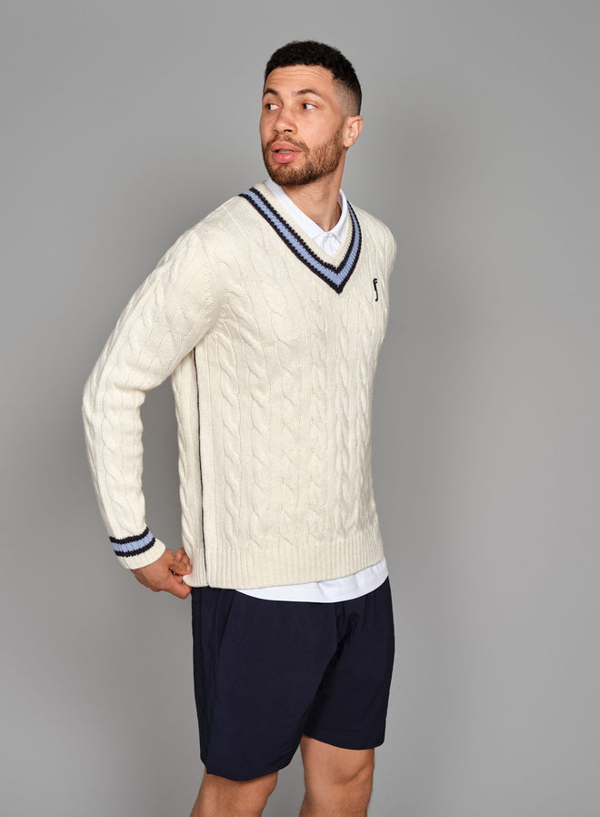 Men's Knitted Sweater White
