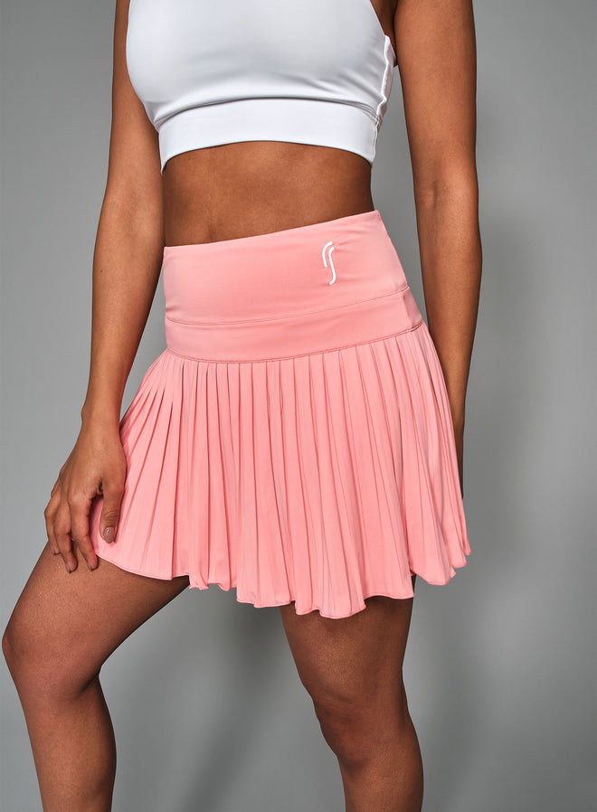 Women's Court Pleated Skirt Soft pink
