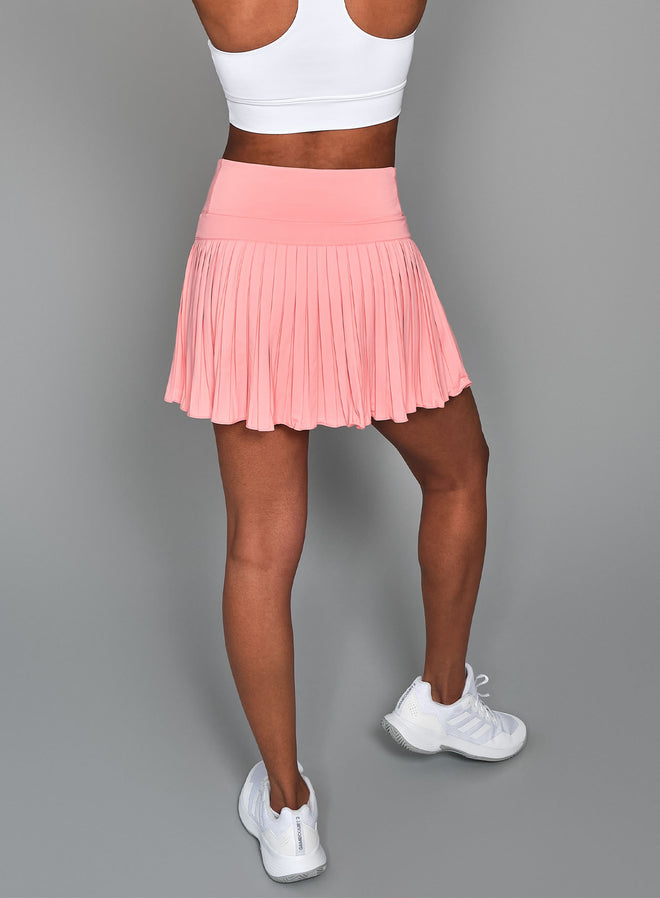 Women's Court Pleated Skirt Soft pink
