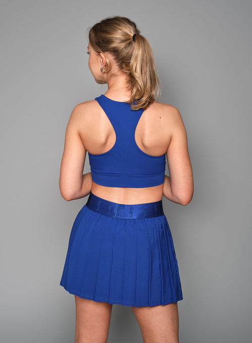 Women's Performance Court Pleated Skirt Striking blue