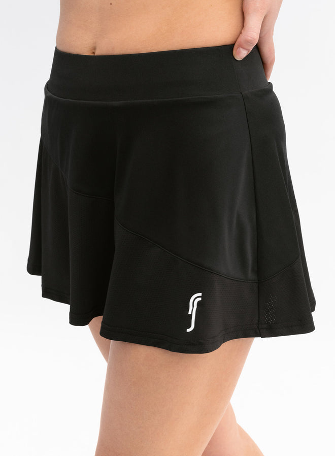Women's Court Club Skirt Black