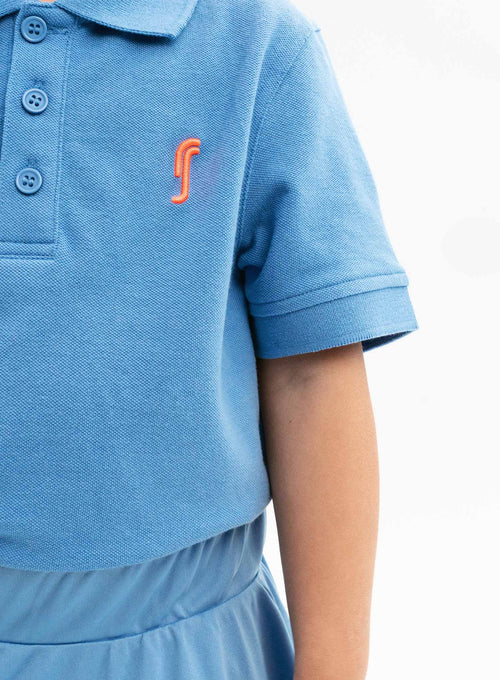 Junior Classic Polo strong blue