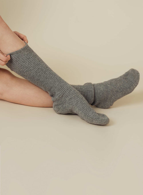 Knitted Cashmere Socks