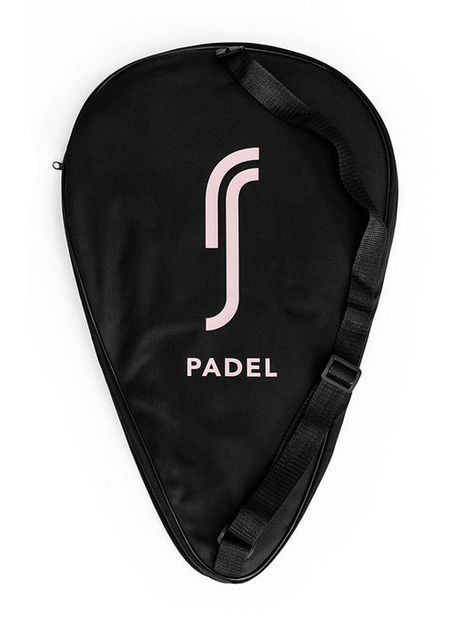 Classic Padel Racket Cover Black pink