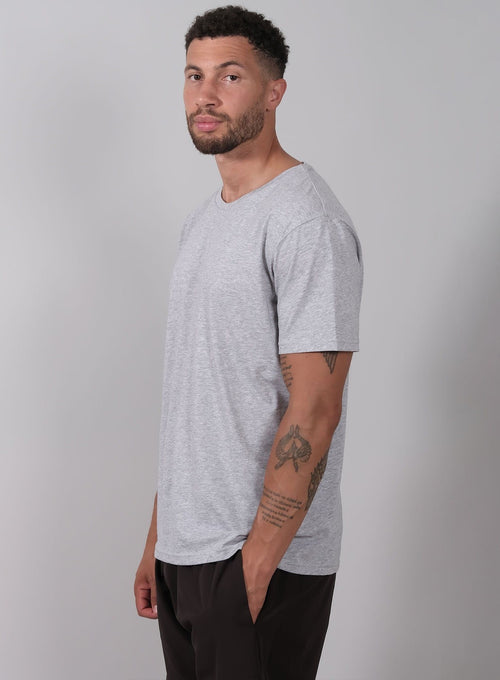 Men's Paris Cotton Tee (No Logo) - 3-Pack | Grey