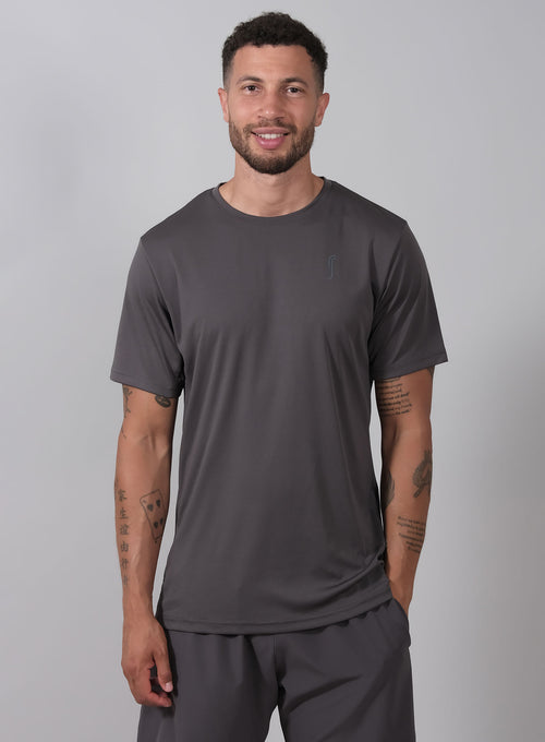 Men's Performance Tee - Side mesh - 3-Pack | Deep Grey