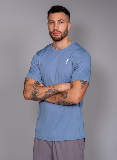 Men's Performance Tee Solid blue
