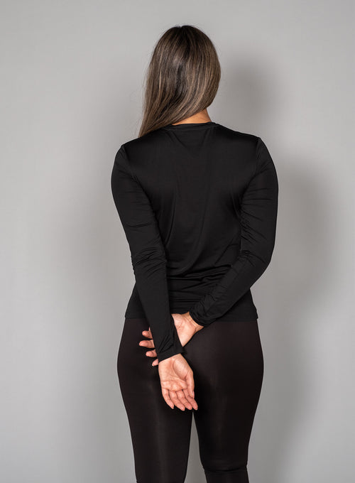 Women's Performance Long Sleeve Tee Black