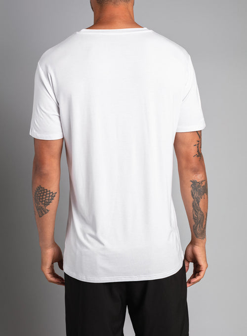 Men's Paris Modal T-shirt White black
