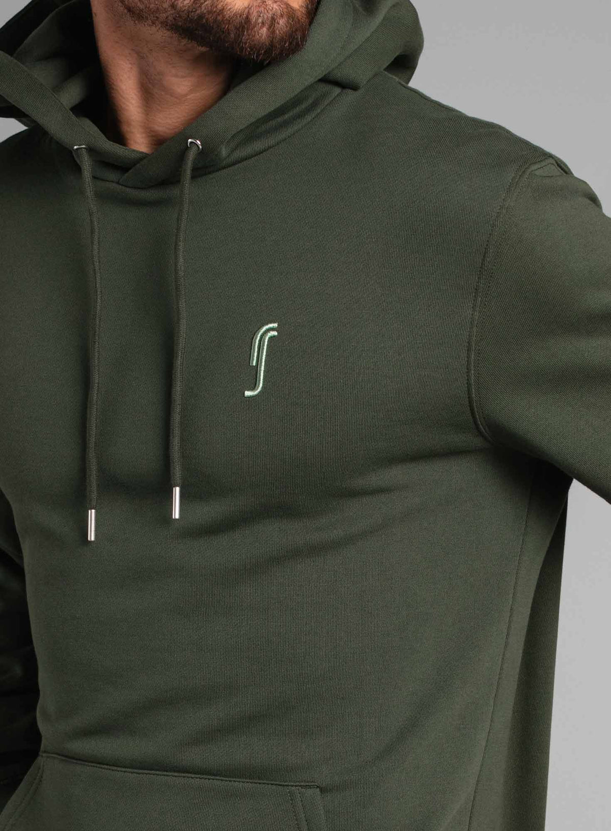 Men's Paris Hoodie Deep green