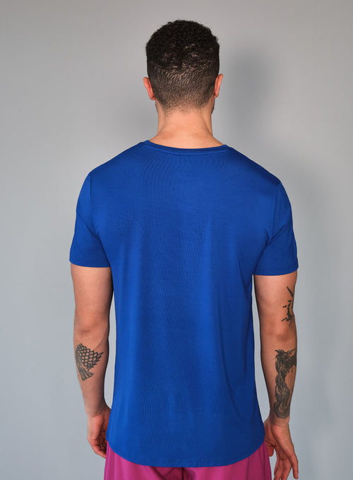 Men's Paris Modal T-shirt Blue soft blue