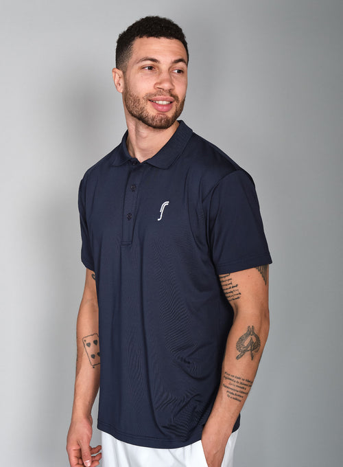 Men's Performance Court Polo Navy