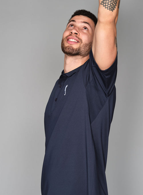 Men's Performance Court Polo Navy