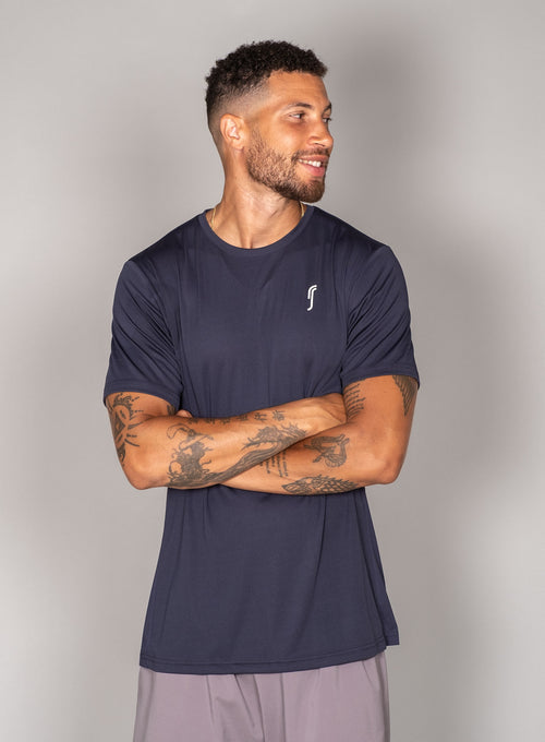 Men's Performance Tee - Side mesh - 3-Pack | Navy