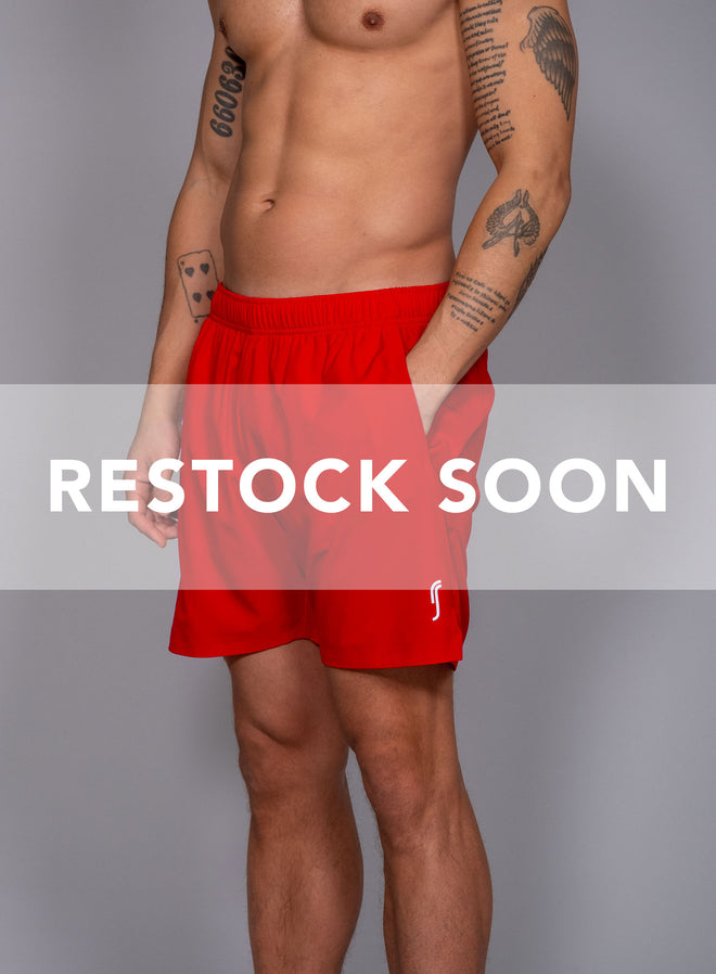 Men's Performance Shorts Red
