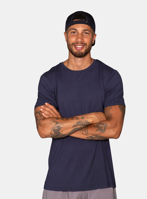 Men's Paris Modal Tee - Embroidery