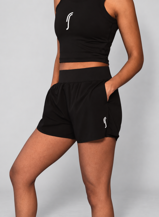 Women's Performance Court Shorts - 2 in 1 with Ball Pockets