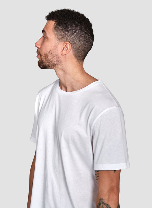 Men's Paris Cotton Tee (No Logo) - 3-Pack | White