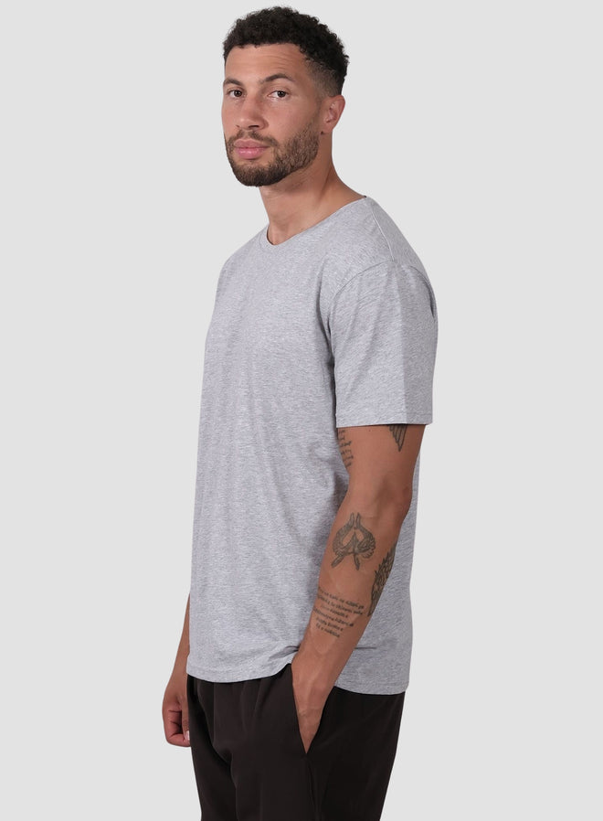Men's Paris Cotton Tee (No Logo) - 3-Pack | Grey