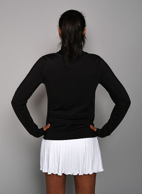 Women's Stretch Tech Half Zip Sweater Black