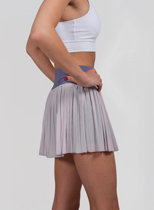 Women's Court Pleated Skirt - Mesh