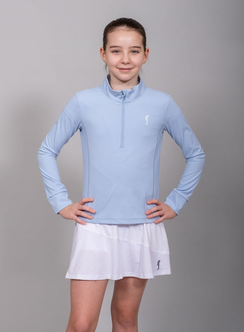 Girl's Stretch Tech Half Zip Sweater