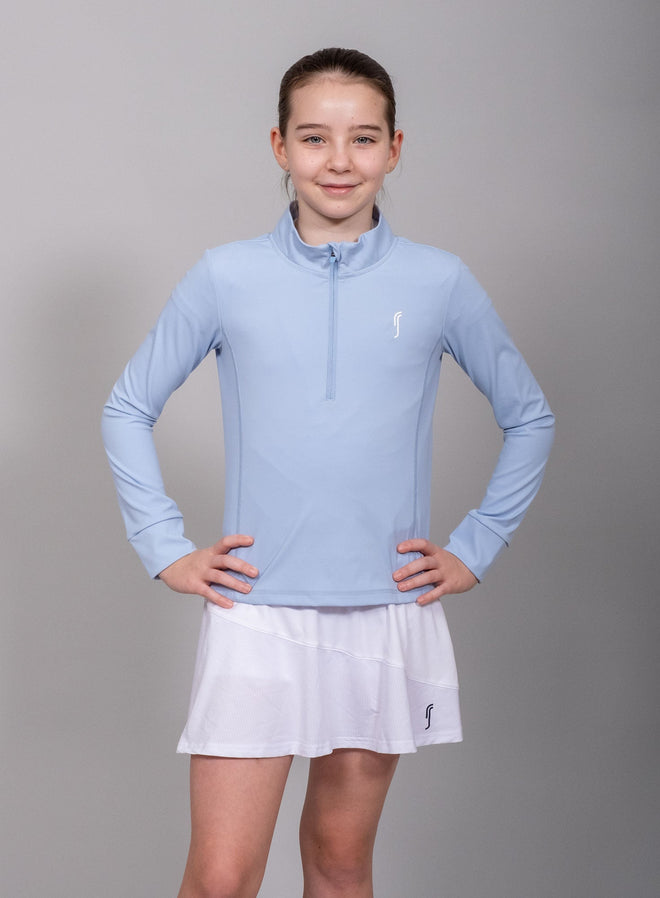 Girl's Stretch Tech Half Zip Sweater