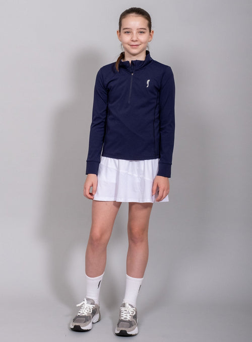 Girl's Stretch Tech Half Zip Sweater