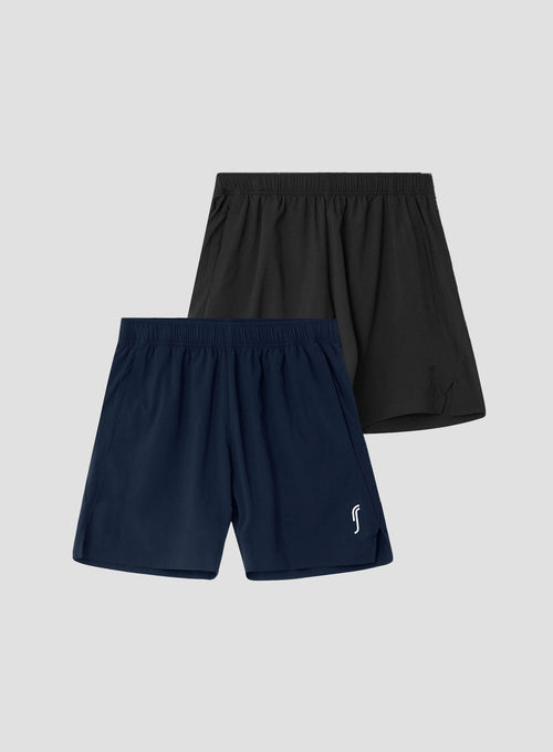 Men's Performance Shorts - 2 - Pack | Navy/Black