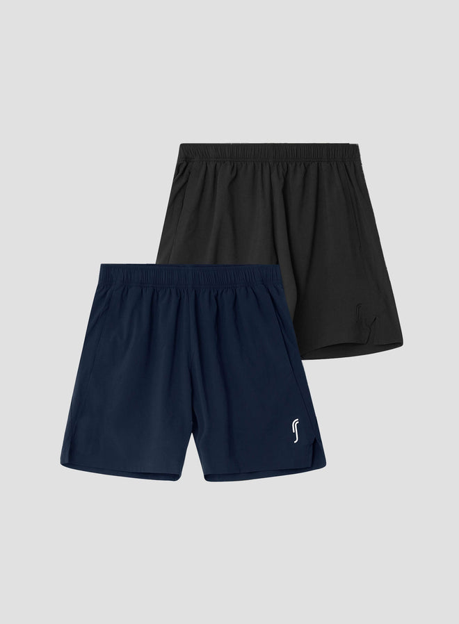Men's Performance Shorts - 2 - Pack | Navy/Black