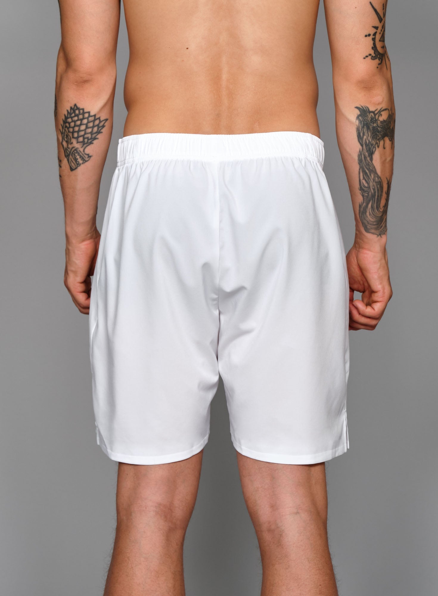 パンツ LITMUS Her Praha layered shorts White Leo White Micro Shorts | Beginning Boutique US