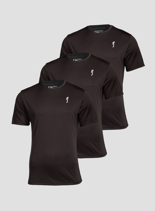 Men's Performance Tee - 3 - Pack | Black