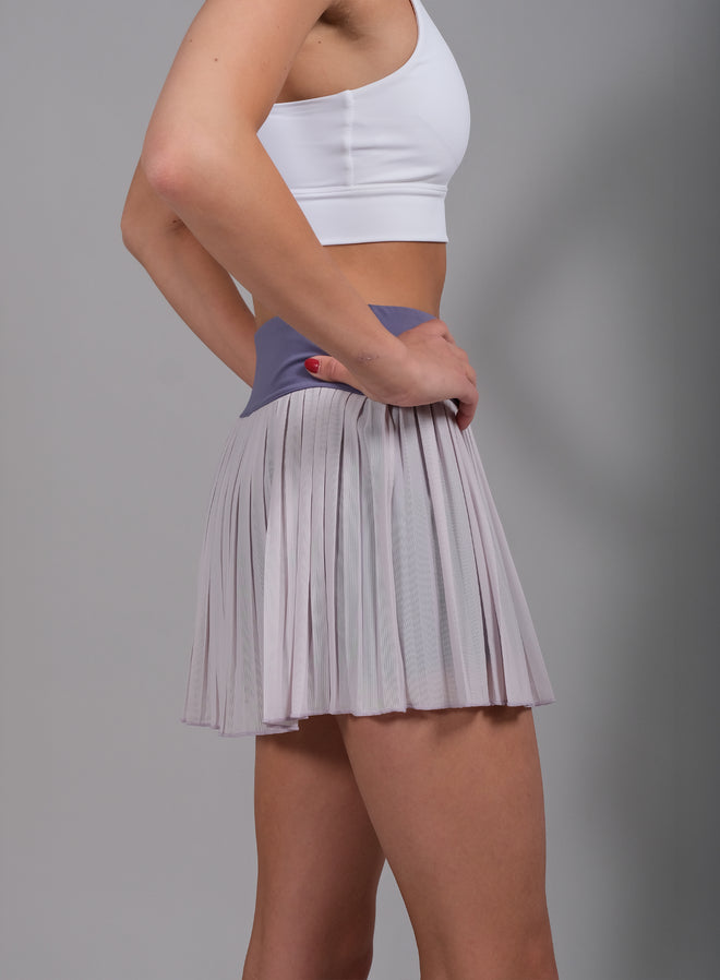 Women's Court Pleated Skirt - Mesh