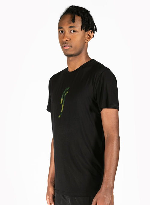 Men's Paris Modal T-shirt Black camo