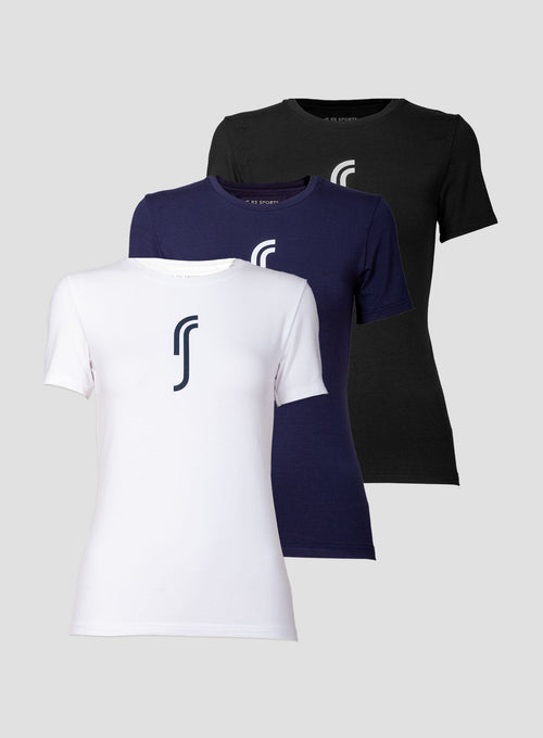 Women's Paris Modal Tee - 3 - Pack
