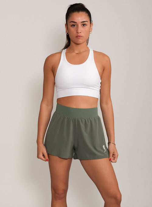 Women's Performance Court Shorts - 2 in 1 with Ball Pockets