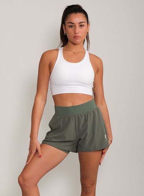 Women's Performance Court Shorts - 2 in 1 with Ball Pockets