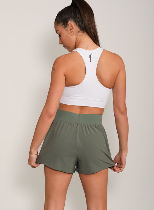 Women's Performance Court Shorts - 2 in 1 with Ball Pockets
