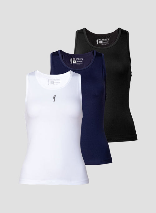 Women's Performance Racerback - Mesh - 3 - Pack